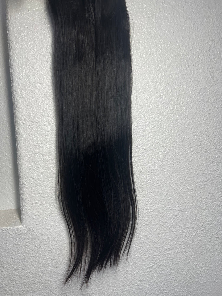 Raw Straight Clip-Ins